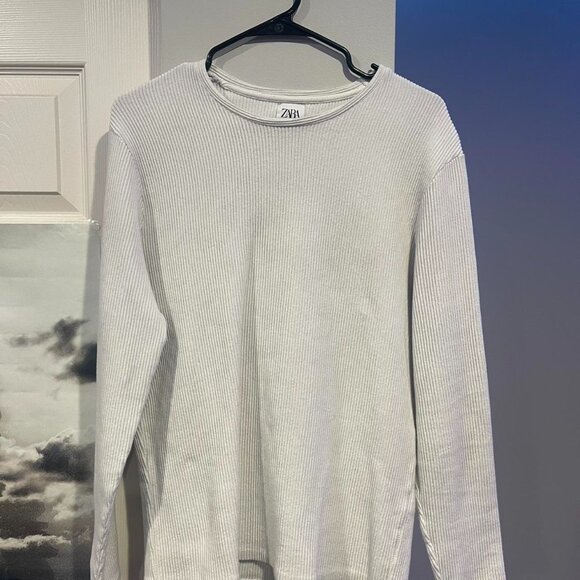 Zara Men's White T-shirt - Picture 1 of 4